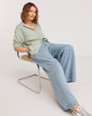 Textured Oversized Shirt