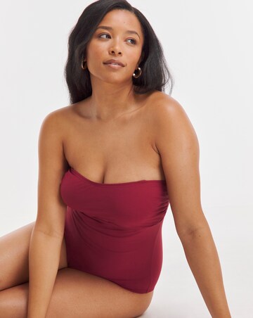 Figleaves Icon V Bar Bandeau Swimsuit