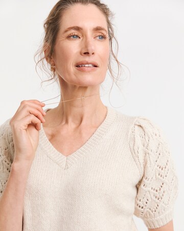 Oatmeal Short Sleeve Jumper