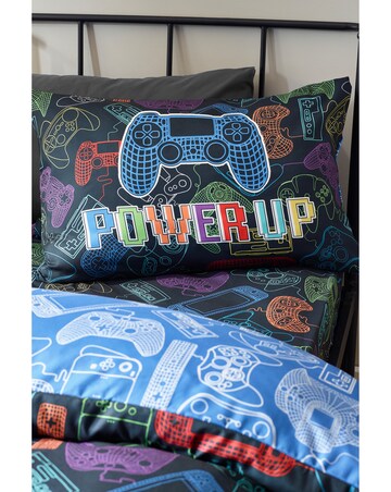 Catherine Lansfield Power Up Gamer So Soft Duvet Cover Set