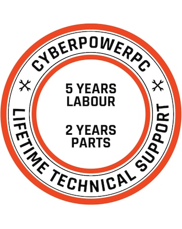 CyberPowerPC Amethyst AMD Ryzen 7 8700F, NVIDIA GeForce RTX 5060 TI Gaming PC