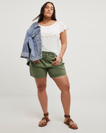 Joe Browns Broderie Frill Jersey Tee