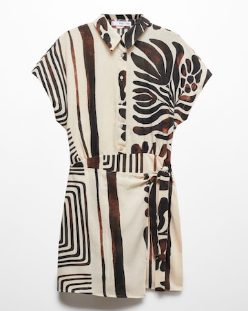 Mango Karina Shirt Mini Dress