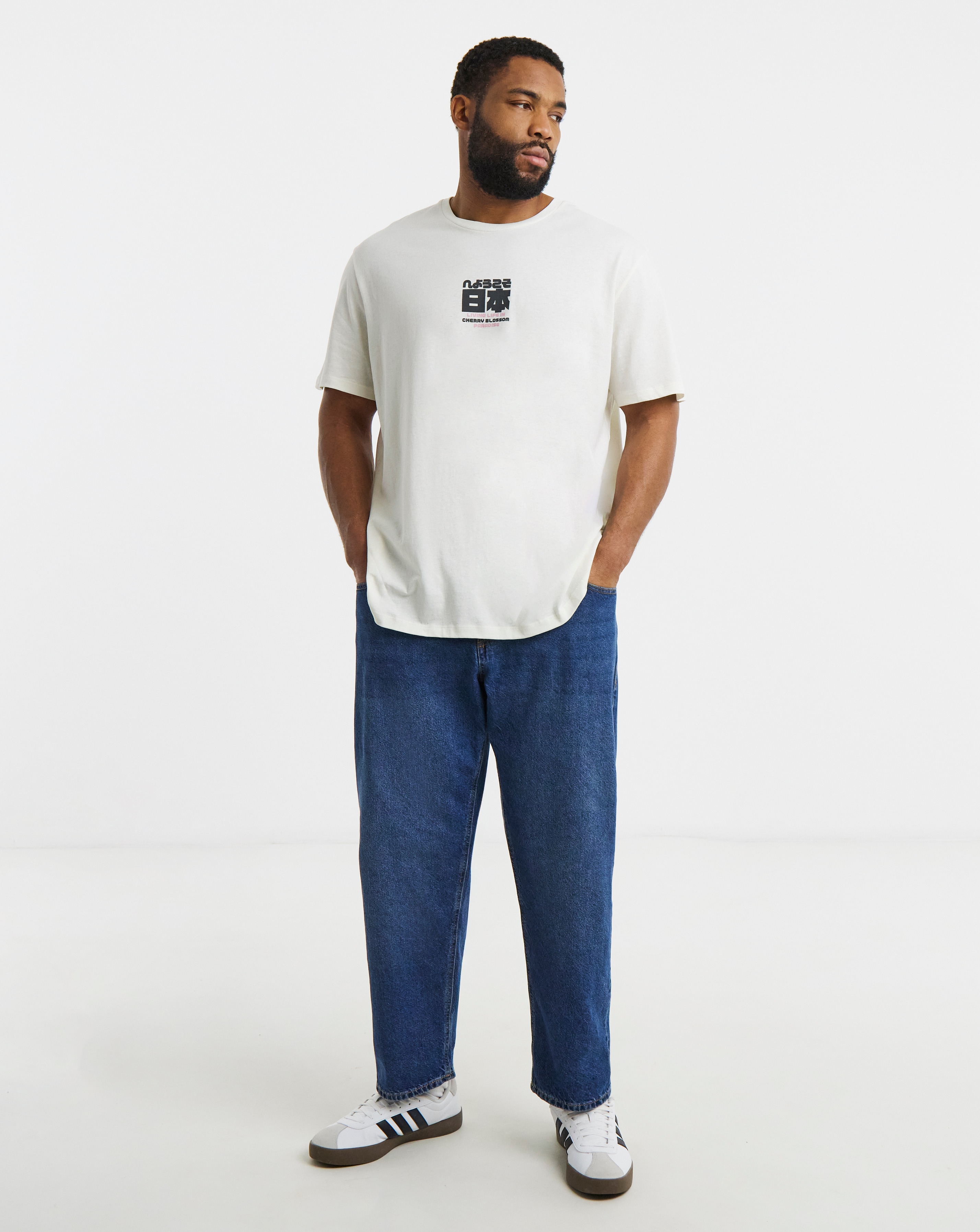 Jack & Jones Cherry Back Graphic T-Shirt - White | Ambrose Wilson