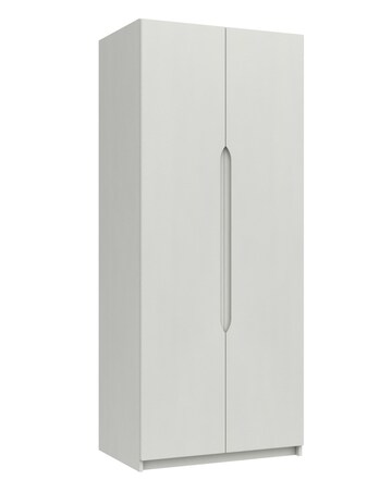 Sorrento High Gloss Assembled 2 Door Wardrobe