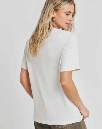 Tommy Jeans Relaxed Melange Flag Tee