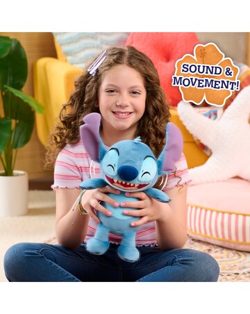 Disney Stitch Crack Me Up Feature Plush