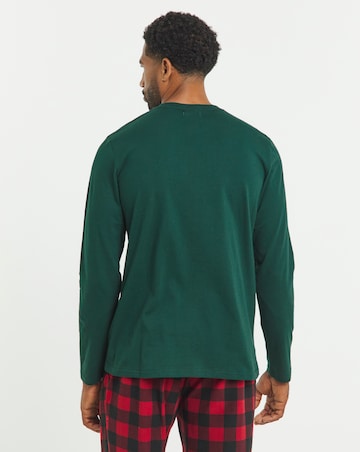 Christmas Gnomies Graphic Check Pyjamas