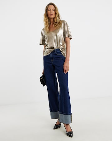 Foiled Angel Sleeve T-Shirt