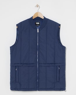 Navy Padded Gilet