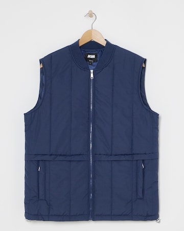 Navy Padded Gilet