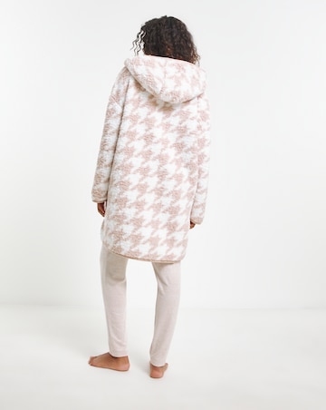 Pretty Secrets Quarter Zip Snuggle Top With Ribbed Leggings Lounge Set