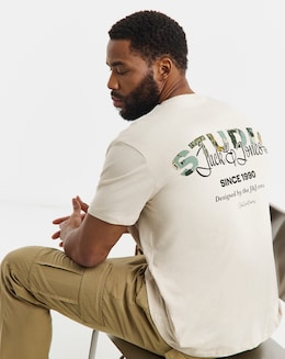 Jack &amp; Jones Yuki Back T-Shirt Crew Neck