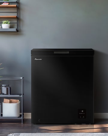 Fridgemaster MCF142EB 142L Chest Freezer - Black E Rated