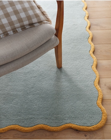 Scalloped Elsie Hand-Tufted Woollen Rug