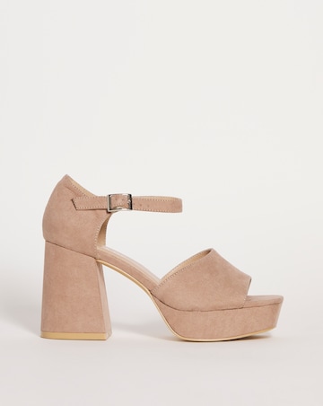 Pavla Heeled Platform Sandals - Extra Wide Fit (EEE)