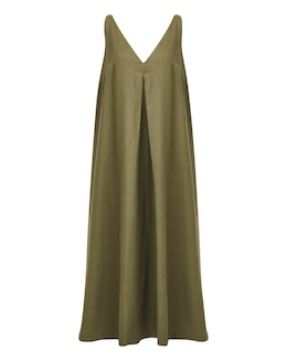 Anthology Linen Blend Swing Midi Dress