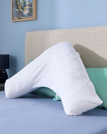 Downland Polycotton V-Shape Support Pillow