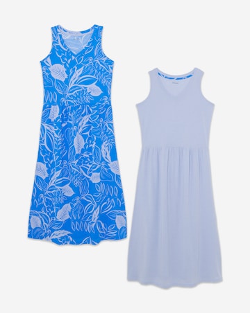 JD Williams (2 Pack) Value Leaf Print Nighties