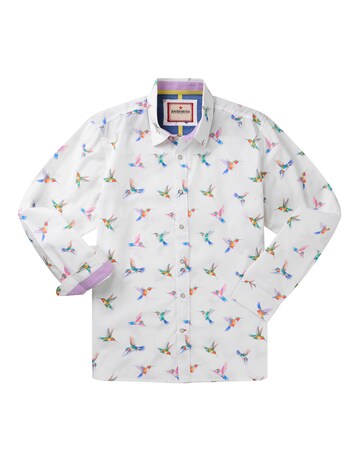 Joe Browns Summer Days Bird Shirt - White