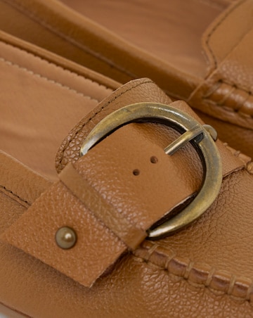 Galore Leather Driving Moccasin - Wide Fit (E)