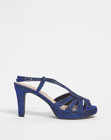 Joanna Hope Crossover Platform Sandal EEE Fit
