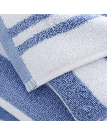 Bianca Reversible Stripe Jacquard Towels
