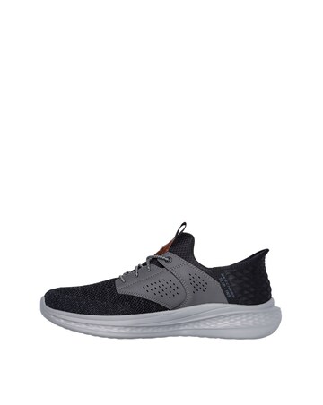 Skechers Slip-ins Slade Caster Trainer - Black/Grey