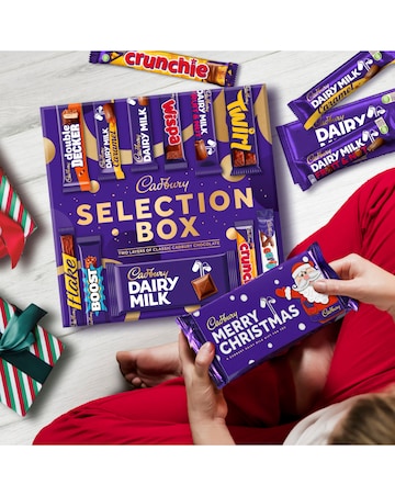Cadbury Merry Christmas Chocolate Selection Box Hamper