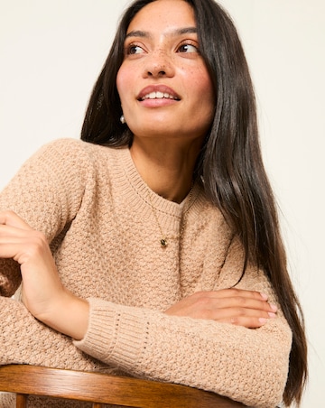 FatFace Ella Textured Jumper