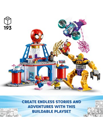 LEGO Spidey Team Spidey Web Spinner Headquarters 10794