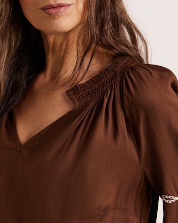 Julipa Embroidered Sleeve Blouse