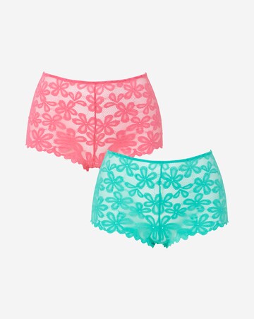 Pretty Secrets (2 Pack) Daisy Lace Shorts