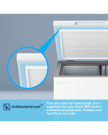 Fridgemaster MCF100E 97L Freestanding Chest Freezer - White - E Rated