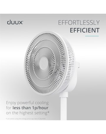 Duux Whisper 2 White Pedestal Fan