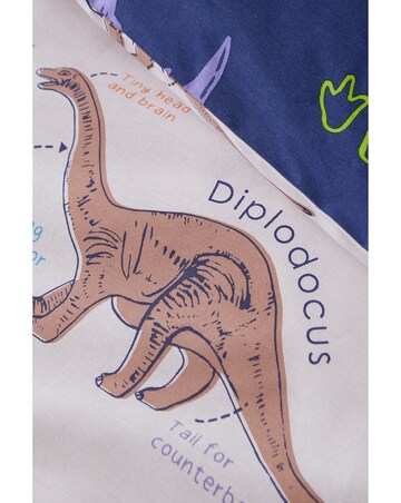 Catherine Lansfield Prehistoric Dinosaurs Reversible Duvet Cover Set