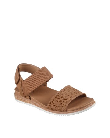 Skechers Bobs Desert Kiss Low Chestnut Sandals - Standard Fit (D)