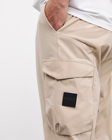 BOSS Beige Cargo Trouser