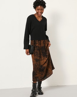 Fatface Aileen Animal 2 In 1 Dress