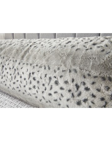 Snow Leopard Bolster Pillow