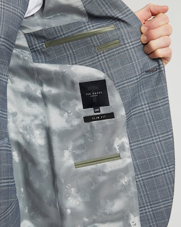 Ted Baker Slim Fit Check Suit Jacket Reg