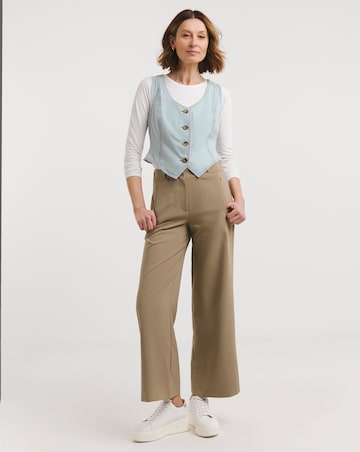 Light Blue Denim Waistcoat