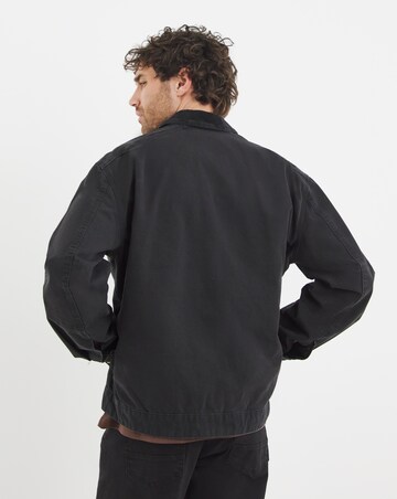 Timberland Strafford Washed Canvas Black Jacket - Black