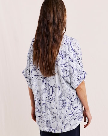 Julipa Crinkle Short Sleeve Top