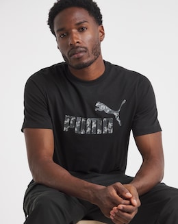 PUMA Essentials Camo Logo T-Shirt