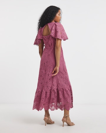 Maya Deluxe Lace Midi Dress
