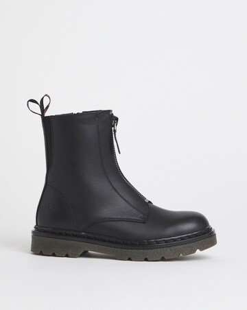 Heavenly Feet Oberon Zip Chunky Boot Wide Fit