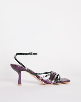 Strappy Crossover Sandal - Wide Fit (E)