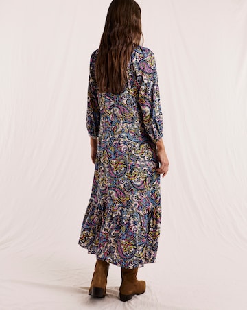 Julipa Printed Tiered Midi Dress