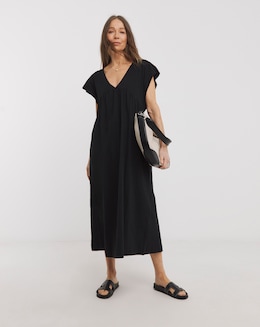 Pure Cotton Jersey Maxi Dress
